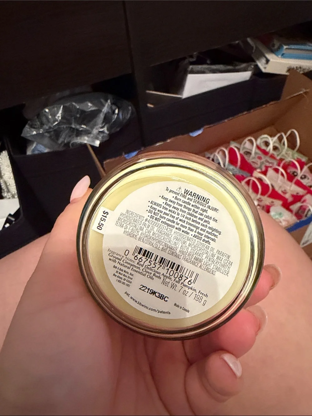Bath & Body Works Pumpkin Apple Candle